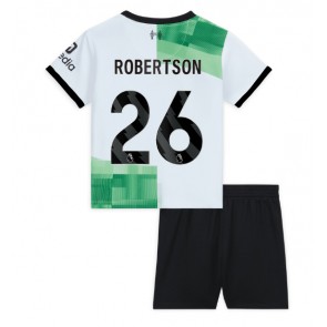 Liverpool Andrew Robertson #26 Koszulka Wyjazdowych Dziecięca 2023-24 Krótki Rękaw (+ Krótkie spodenki)